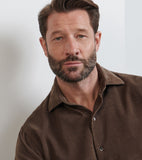 Peter Millar Aspen Cotton Cashmere Corduroy Sport Shirt