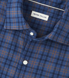 Peter Millar Bar Harbor Performance Flannel Sport Shirt