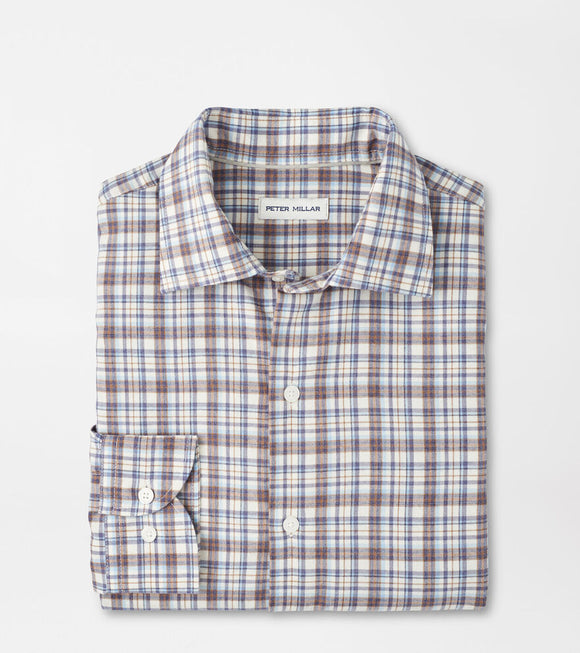 Peter Millar Waynesville Performance Flannel Sport Shirt