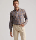 Peter Millar Big Bear Performance Flannel Sport Shirt