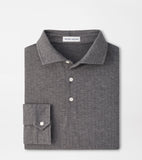 Peter Millar Herringbone Long-Sleeve Polo