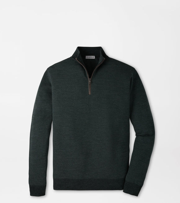 Peter Millar Autumn Crest Suede Trim Quarter-Zip – Savile Lane
