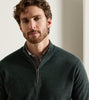 Peter Millar Blair Birdseye Quarter-Zip Sweater