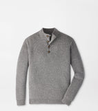 Peter Millar Blackburn Button-Mock Sweater
