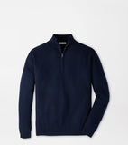 Peter Millar Crescent Texture Quarter Zip Sweater