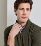 Peter Millar Albatross Cotton-Blend Piqué Quarter-Zip