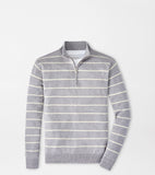 Peter Millar Eastham Striped Quarter-Zip Sweater