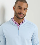 Peter Millar Pine Performance Quarter-Zip Hoodie