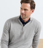 Peter Millar Coolspun Lite Birdseye Quarter Zip Sweater