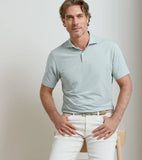 Peter Millar Albatross Cotton-Blend Piqué Polo