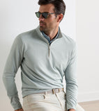 Peter Millar Albatross Cotton-Blend Piqué Quarter-Zip