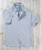 Nicoby Stripe Button Front With Contrast Indigo Trims