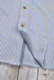 Nicoby Stripe Button Front With Contrast Indigo Trims