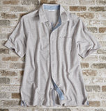 Nicoby Honeycomb Knit Button Front Shirt