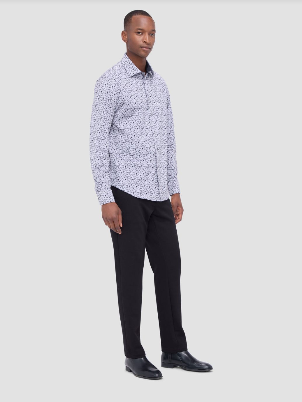 Bugatchi OoohCotton® Jimmy Long Sleeve Shirt – Savile Lane