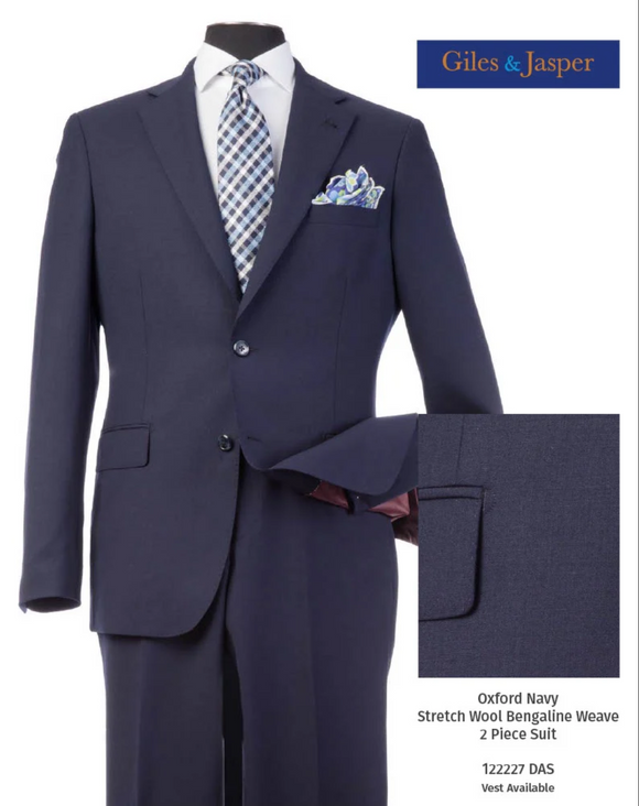 Giles & Jasper Suit in Oxford Navy