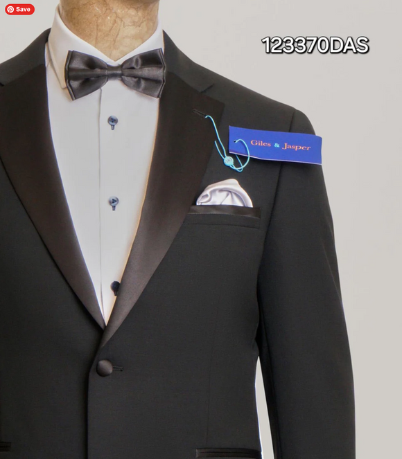 Giles & Jasper Tuxedo in Midnight Black