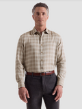 Bugatchi Long Sleeve Julian Woven Shaped Fit Shirt