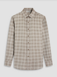 Bugatchi Long Sleeve Julian Woven Shaped Fit Shirt