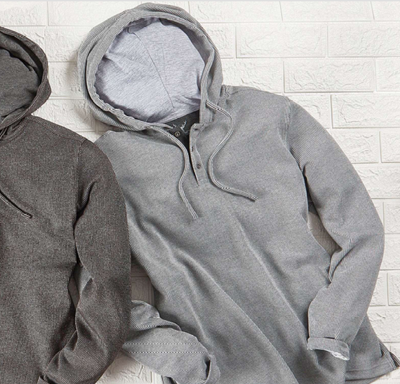 Nicoby Melange Mini Stripe Hoodie