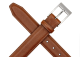 Martin Dingman Delaney Scotch-Grain Leather Belt-Almond