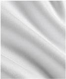 David Donahue White Twill Silk Blend Dress Shirt-Trim