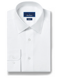 David Donahue Super Fine Twill Dress Shirt-Regular