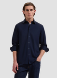 Bugatchi James Long Sleeve Solid OoohCotton Shirt