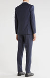Jack Victor Esprit Solid Blue Grey Heather Wool Suit
