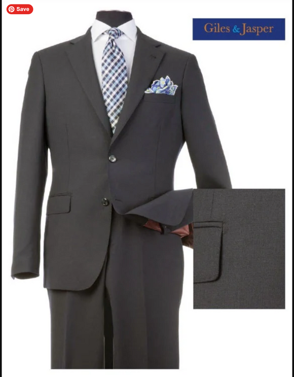 Giles & Jasper Suit in Graphite