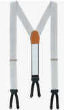 Trafalgar Sutton Solid Color Silk Formal Suspenders