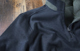 Nicoby WAFFLE REVERSIBLE QUARTER ZIP