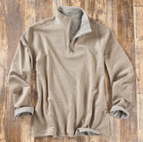 Nicoby WAFFLE REVERSIBLE QUARTER ZIP
