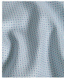 David Donahue Green & Sky Geometric Print Shirt