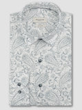 Bugatchi Long Sleeve Julian Linen Shaped Fit