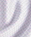 David Donahue Blue & Berry Micro Print Dress Shirt