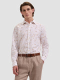 Bugatchi Axel Linen Printed Shirt