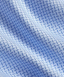 David Donahue Sky & Blue Dobby Dress Shirt
