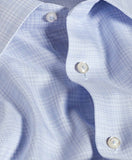David Donahue Sky Dobby Check Dress Shirt