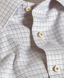 David Donahue Dune & Multi Twill Check Dress Shirt