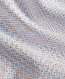 David Donahue White & Dune Dobby Check Dress Shirt