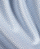 David Donahue White & Navy Geometric Print Dress Shirt