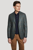 Jack Victor McAllen Olive and Brown Plaid Blazer