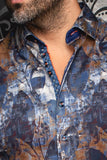 AU NOIR | SHIRT | JASPER, Blue Brown