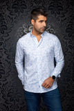 Au Noir Stretch Shirt | TERRELL Shirt, Light Blue