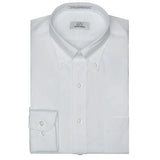 Cooper & Stewart White Non-Iron Button Down Collar Cotton Dress Shirt