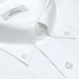 Cooper & Stewart White Non-Iron Button Down Collar Cotton Dress Shirt