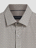BUGATCHI Brown Pinwheel Shirt