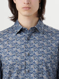 Bugatchi Peacock Floral 6 Way Stretch Long Sleeve