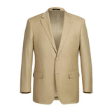 Renoir 508-4 Men's Tan 2-Piece Notch Lapel Wool Suit